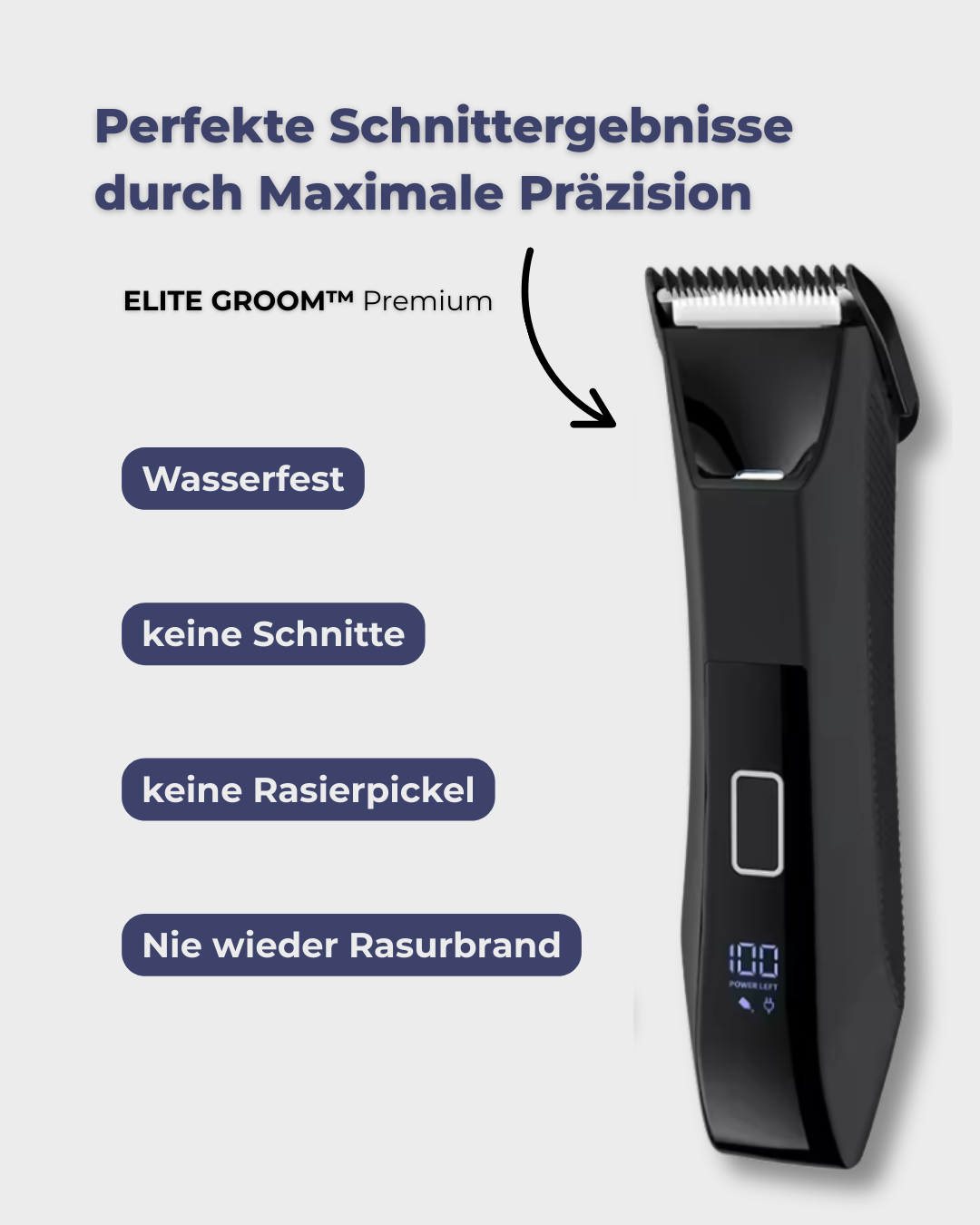 ELITEGROOM Premium - Körperrasierer